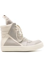 Rick Owens baskets montantes Geobasket en cuir - Gris