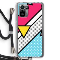 Pop Art #3: Xiaomi Redmi Note 10S Transparant Hoesje met koord
