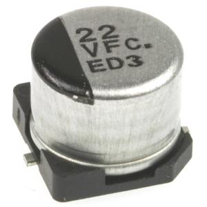 Panasonic Elektrolytische condensator SMD 22 µF 35 V 20 % (Ø) 6.3 mm 1 stuk(s)