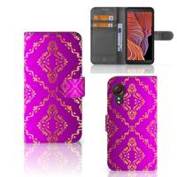 Wallet Case Samsung Galaxy Xcover 5 Barok Roze Wallet Case Samsung Galaxy Xcover 5 Barok Roze
