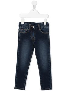 Chiara Ferragni Kids jean à coupe droite - Bleu