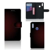 Huawei Y7 (2019) | Telefoon Hoesje | Geruit Rood