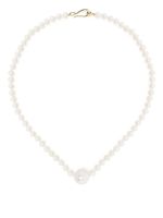 Mizuki collier Sea of Beauty en or 14ct orné de perles d'eau douce - Blanc