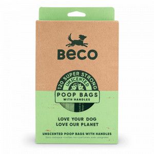 Beco Bags Poepzakjes met handvatten - 120 stuks 3 verpakkingen