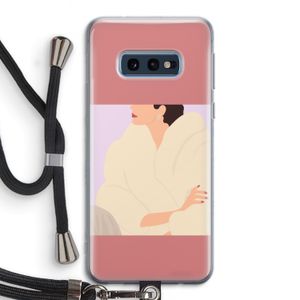 Cosy: Samsung Galaxy S10e Transparant Hoesje met koord