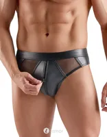 * SVENJOYMENT Wetlook Slip Met Rits En Net Heren, SJ2120461 - thumbnail