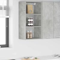 Hangkast Riga Beton Grijs 40 x 29,5 x 80 cm Bewerkt hout Hangkast Riga Beton Grijs 40 x 29,5 x 80 cm Bewerkt hout