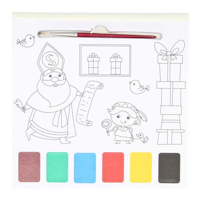 Wins Holland Waterverf kleurblok sinterklaas