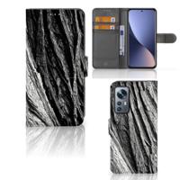 Book Style Case Xiaomi 12 | 12X Boomschors Grijs Book Style Case Xiaomi 12 | 12X Boomschors Grijs