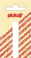 Plakletter Nobel Sticker witte letter I Pickup - Pickup