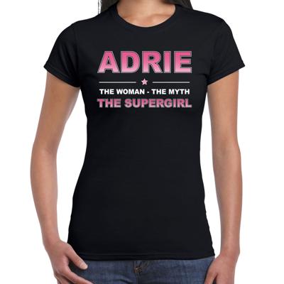 Adrie Voornaam cadeau - The Woman, The myth the legend - zwart - voor dames - verjaardag Adrie Voornaam cadeau - The Woman, The myth the legend - zwart - voor dames - verjaardag