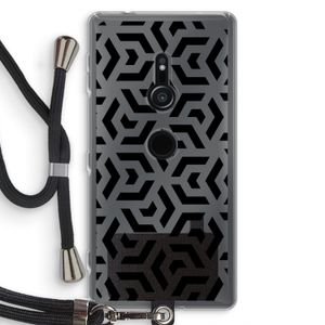 Crazy pattern: Sony Xperia XZ2 Transparant Hoesje met koord