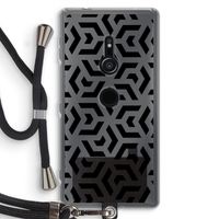 Crazy pattern: Sony Xperia XZ2 Transparant Hoesje met koord Crazy pattern: Sony Xperia XZ2 Transparant Hoesje met koord