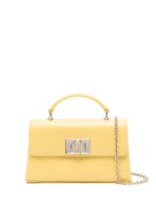 Furla mini sac à main 1927 en cuir - Jaune