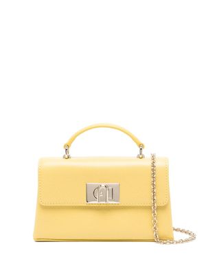 Furla mini sac à main 1927 en cuir - Jaune