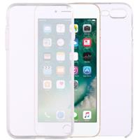 0 75 mm dubbelzijdig ultra-dunne transparante PC + TPU Case voor iPhone 8 & 7 Plus