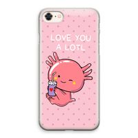 Love You A Lotl: iPhone 8 Transparant Hoesje