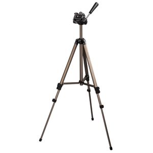 Hama Tripod 1/4 inch Werkhoogte: 42.5 - 125 cm Champagne Incl. tas, Waterpas