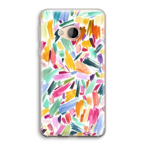 Watercolor Brushstrokes: HTC U Play Transparant Hoesje