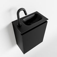 Toiletmeubel Mondiaz Ture | 40 cm | Meubelkleur Urban | Eden wastafel Urban Rechts | 1 kraangat