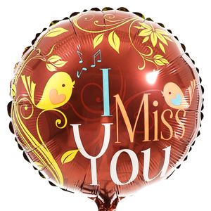 I miss you ballon laten bezorgen