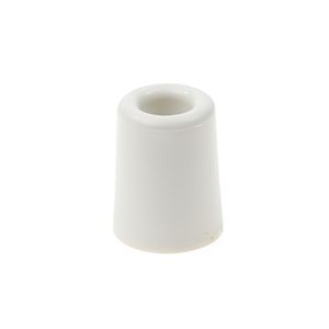 Deurbuffer / deurstopper wit rubber 50 x 30 mm