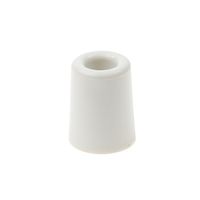 Deurbuffer / deurstopper wit rubber 50 x 30 mm