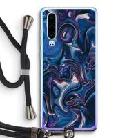 Mirrored Mirage: Huawei P30 Transparant Hoesje met koord