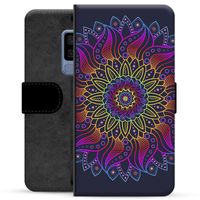 Samsung Galaxy S9+ Premium Wallet Hoesje - Kleurrijke Mandala