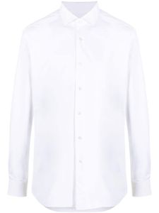 Xacus long-sleeve button-up shirt - WHITE