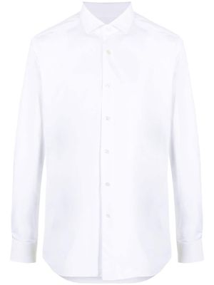 Xacus chemise boutonnée à manches longues - Blanc