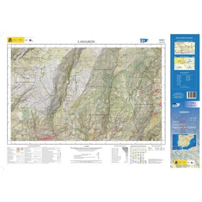 Topografische kaart 1042-I Lanjarón | CNIG - Instituto Geográfico Nacional1