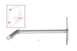 Beta 959 14-Bougiesleutel T-Handgreep - 009590009