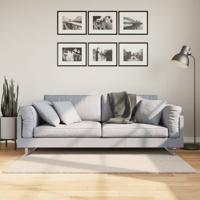 VidaXL Vloerkleed huarte laagpolig zacht wasbaar 80x150 cm beige