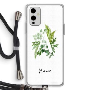 Green Brush: OnePlus 9 Transparant Hoesje met koord