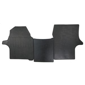 Rubber matten passend voor Hyundai H350 2015- (3-delig + montagesysteem) CKRHY02