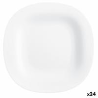 Dessertbord Luminarc Carine Blanco Wit Glas 19 cm (24 Stuks)