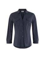 Moscow 71-04-twilight-4 Blouse 200-1 Dark Blue Solid