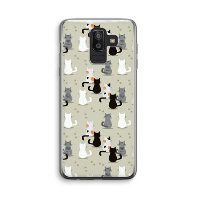 Katten: Samsung Galaxy J8 (2018) Transparant Hoesje