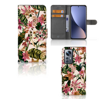 Xiaomi 12 Pro Hoesje Flowers - thumbnail