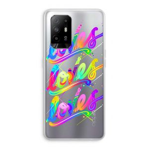 Loves: Oppo A94 5G Transparant Hoesje