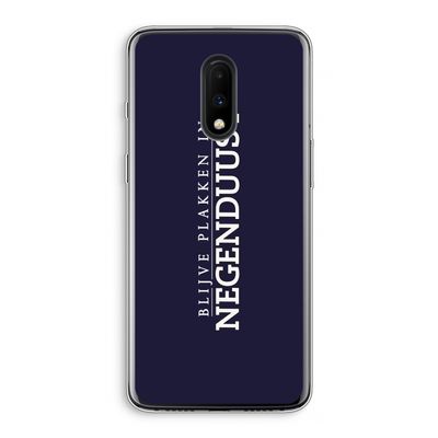 Blijve plakken in Negenduust: OnePlus 7 Transparant Hoesje