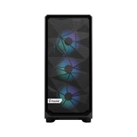 Fractal Design Meshify 2 Compact RGB Black TG Light Tint tower behuizing 2x USB-A | 1x USB-C | RGB | Tempered Glass - thumbnail