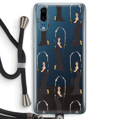 Pop Some Kim: Huawei P20 Transparant Hoesje met koord
