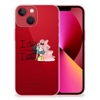 Apple iPhone 13 Telefoonhoesje met Naam i Can Apple iPhone 13 Telefoonhoesje met Naam i Can