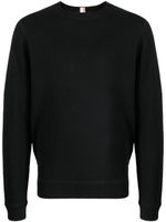 BOSS fine-knit crew-neck jumper - Noir - thumbnail