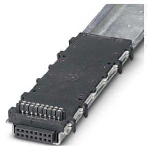 HBUS 107,6-16P-1S BK  (10 Stück) - Cable connector for printed circuit HBUS 107,6-16P-1S BK