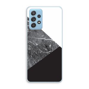 Combinatie marmer: Samsung Galaxy A73 Transparant Hoesje