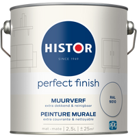 Histor Perfect Finish Muurverf Mat - Ral 9010 - 2,5 liter