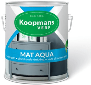 koopmans mat aqua 9001 creme wit 0.25 ltr